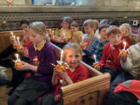 St Matthew’s CE Primary School in Blackmoor holds Christingle service 