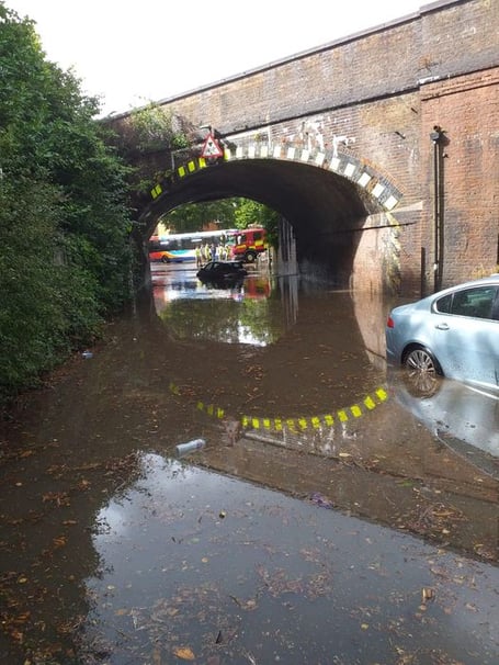 Flooding has been a problem in Haslemere this year