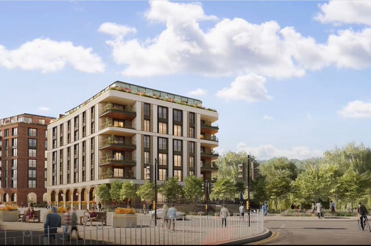 Guildford's former Debenhams store will be redeveloped into homes, shops and riverside public space