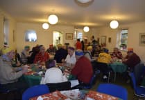 Christmas dinner for members of Alton's Vokes Lunch Club