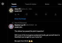 Frustration as referee postpones Badshot Lea's match against Alton