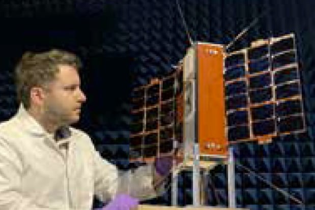 A CubeSat satellite designed and built by Alton company In-Space Missions.