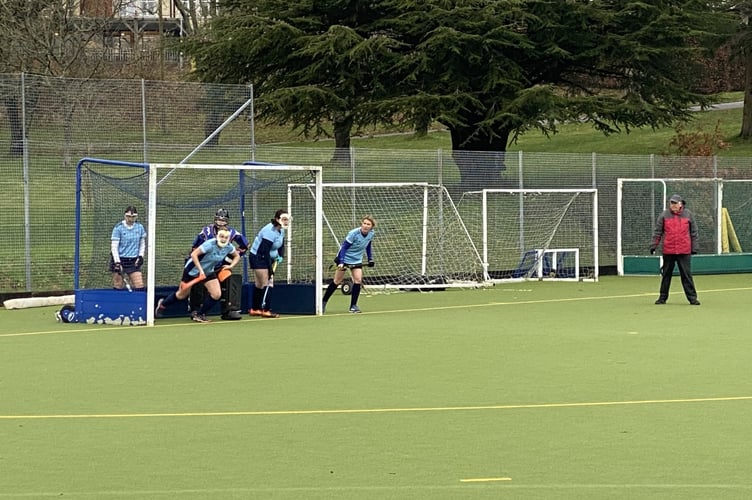 Action from Petersfield's defeat against the Isle of Wight