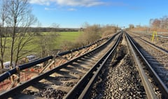 Hook landslip: 'Limited' through services reinstated following repairs