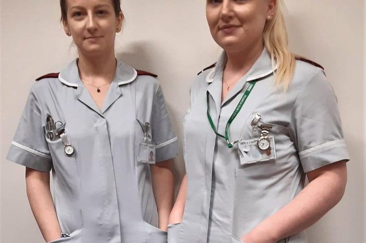 Liliana (left) and Sophie have been accepted for the apprenticeship