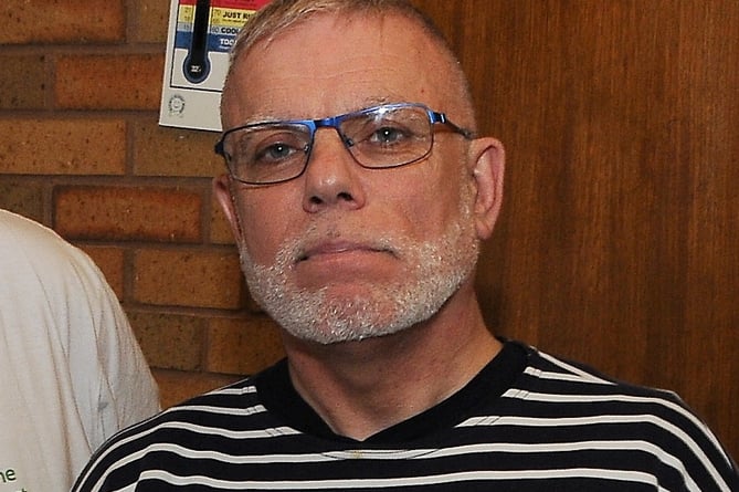 Michael Rutland pictured at the Forest Community Centre in 2017