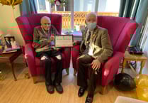 Frank Rhodes: Farnham In Bloom champion injured at Anzio turns 100