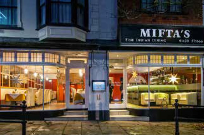 Mifta's restaurant, Market Square, Alton.