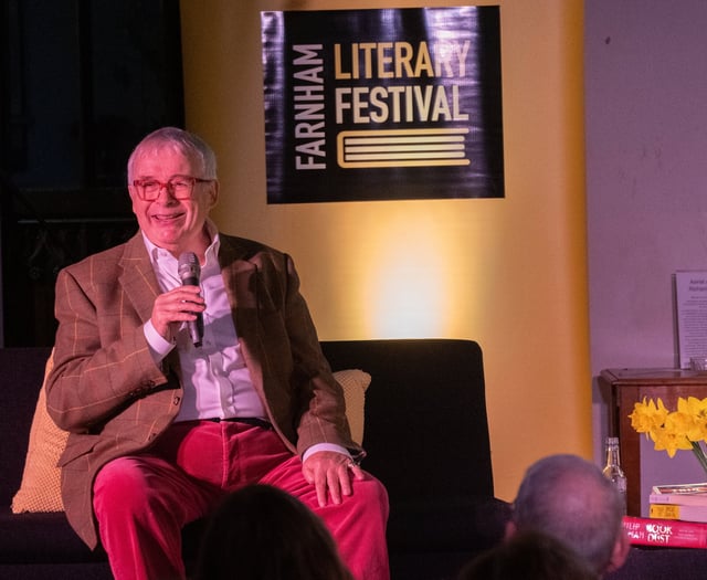I'm a Celeb star Christopher Biggins opens Farnham Literary Festival 