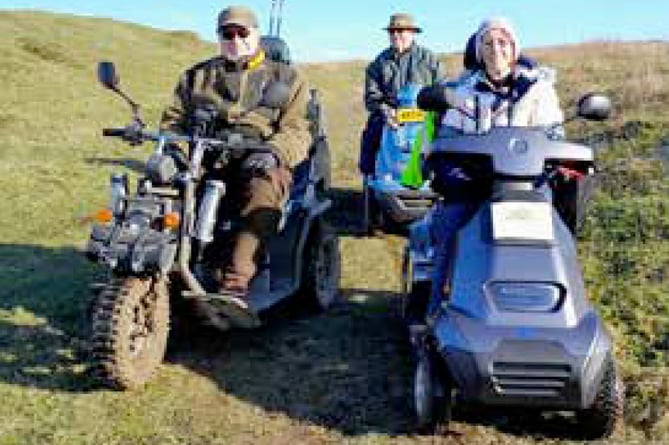 Mobility scooters.