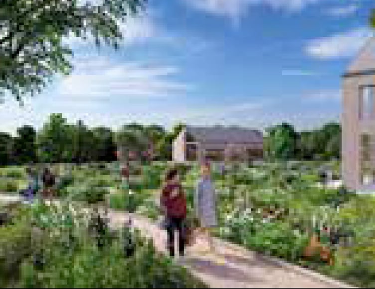 Hotel and cycle centre plan for Buriton.