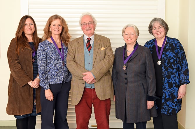 HASLEMERE VOLUNTEER AWARDS 

HASLEMERE, SURREY
ENGLAND
MARCH 9th 2023

Haslemere Volunteer Award Scheme ceremony, honouring residents who have given selflessly to the community were presented at the Haslemere Town Councilâs annual meeting held at Haslemere Museum

The medals for the awards were donated by Sir Ray Tindle, the late proprietor of the Herald

The Haslemere Volunteer Award Scheme is run by volunteers and nominations are sought annually for those who have provided help and support to vulnerable members of the community during recent years

(left to right) Claire Gordon, Charlotte Maude, with Chairman Christopher Ashton-Jones, and Nichole Wordsworth with Sue Dickenson


(Photo by Malcolm Wells)
 
Standard reproduction rates apply, contact Malcolm Wells to arrange payment
malcolmrichardwells@gmail.com
