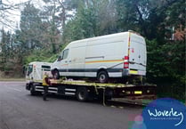 Be careful where you park – or your vehicle could be crushed!