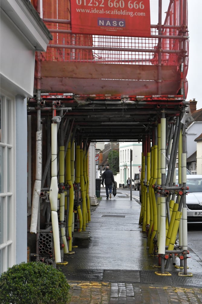 The Museum of Farnham's scaffolding could soon be a thing of the past with funding now in place for the building's repair