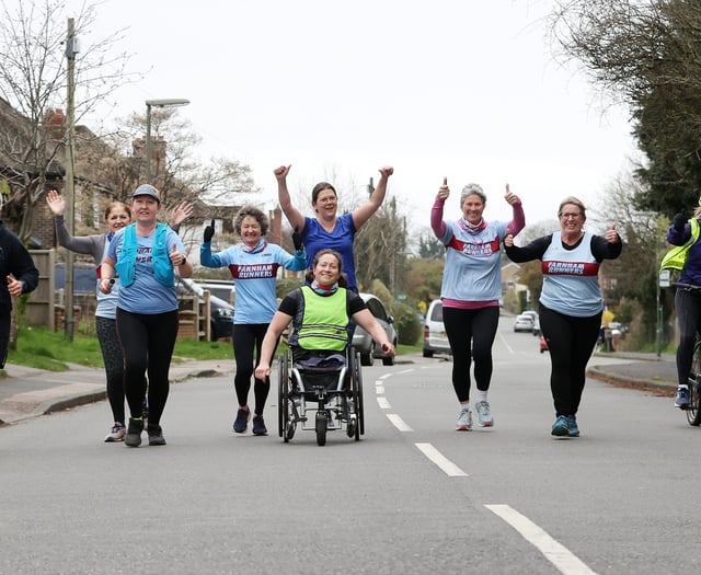 Farnham Runners and Atomic Boxing Club raise funds for Rachel Morris