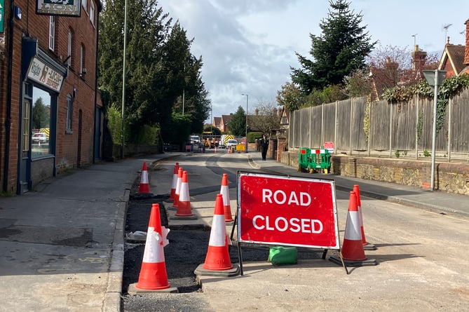 West Street, Fanrham, is currently closed between the Crosby Way and A31 Coxbridge junctions
