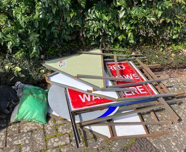 Letter: Council must act on Hampshire's abandoned signs and barriers