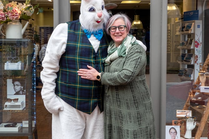 Looks like he wants to keep a clear vision for egg-hunting