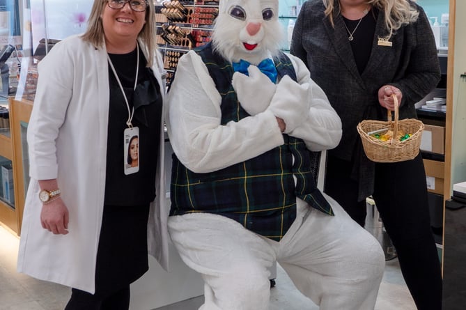 The Easter Bunny shopping for some egg-celent deals at Elphick’s