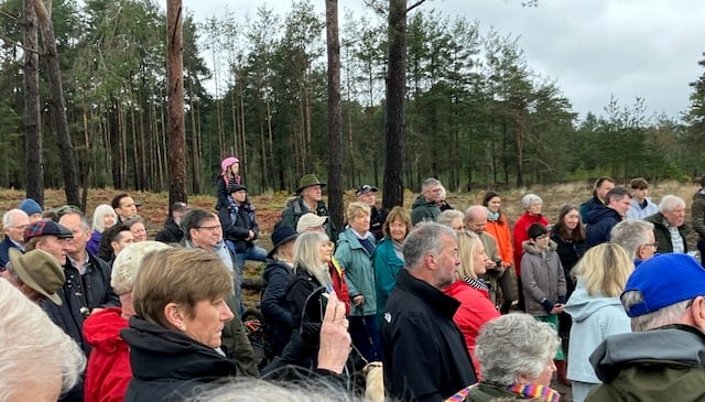 Jeremy Hunt opens new Thursley boardwalk three years after wildfire