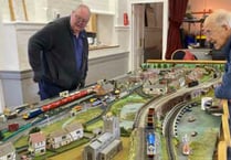Steamy scenes at Liss village hall during model railway open day