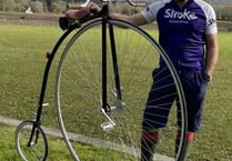 Rogate man cycling 300 miles in Outer Hebrides on penny farthing 