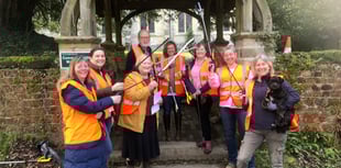 Litter-pickers spruce up Bramshott before village's coronation party