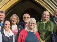 Ringing in the new King at St Mary's Church in Liss