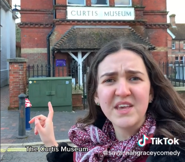 TikTok content creator and comedian Savannah Gracey's tour of Alton has racked up more than a million views