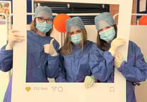 Students at Alton College get taste of an operating theatre