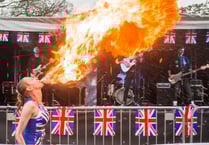 Gallery: Royal revellers brave the rain at Farnham's coronation party