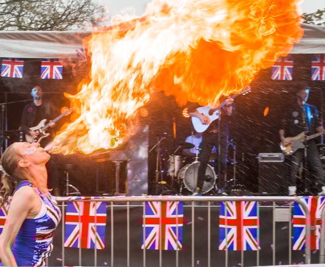 Gallery: Royal revellers brave the rain at Farnham's coronation party