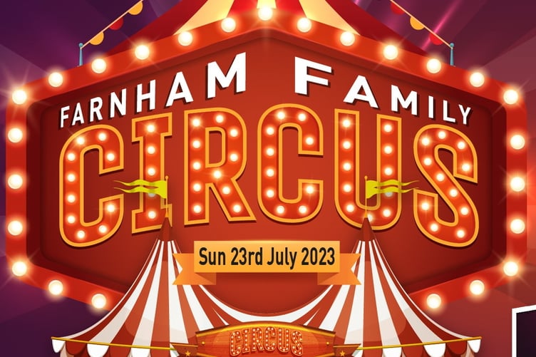 Farnham Hedgehogs Farnham Family Circus flyer