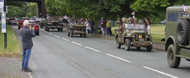 Armed Forces Day Convoy 2022 in Alton.