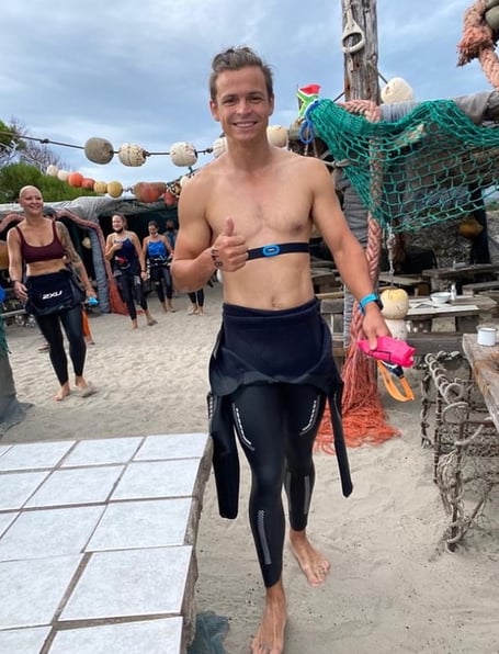 Toby Finneran, 31, from Farnham, rescued two boys from drowning on a trip to Cape Town