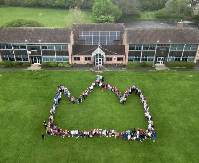 Anstey Junior School pupils and staff mark coronation in style