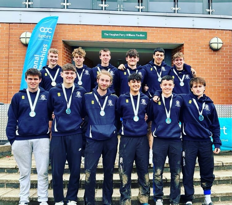 The Peter Symonds College under-18 sevens rugby squad won bronze at the national championships