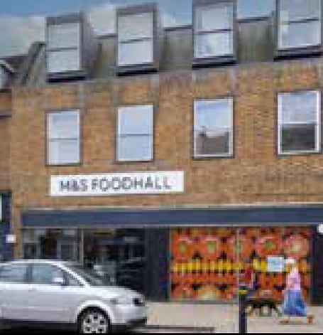 Marks & Spencer, Petersfield High Street, May 2023.