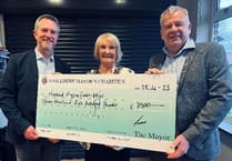 Haslemere's outgoing mayor dishes out £13,000 to chosen charities