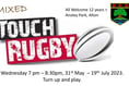 Alton Rugby Club holding mixed touch rugby sessions