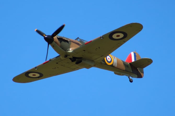 A Spitfire from the Battle of Britain Memorial Flight