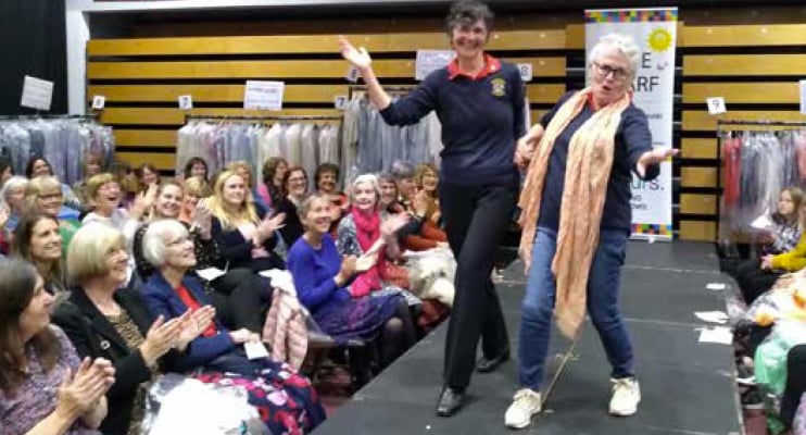 Petersfield Lions Club fashion show, May 2023.