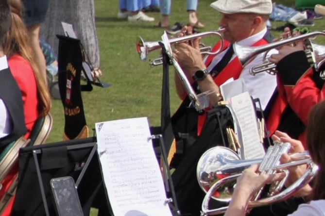 Farnham Brass Band will provide a musical backdrop at Churt fete this weekend