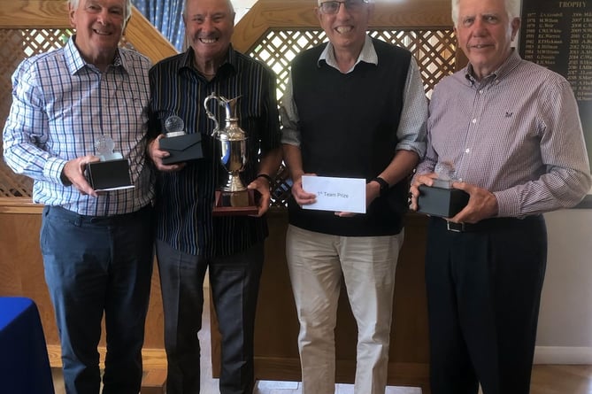 Tim Allen, Ian Brackley, Richard Hine and John King won the Waterlooville Seniors' Open