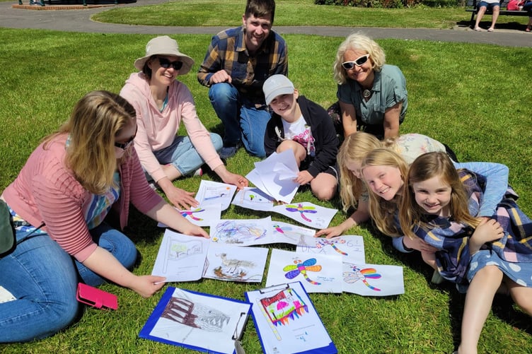 The scavenger hunt on Walk 100, Alton Walking Festival, May 2023.