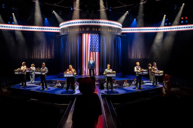 A scene from Assassins at Chichester Festival Theatre