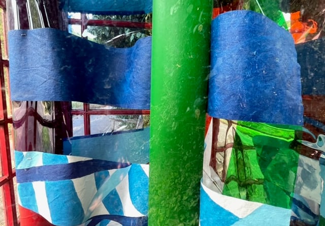 Louise Scillitoe-Brown's work is inspired by natural phenomenon such as light, colour, gravitational force and central fugal force
