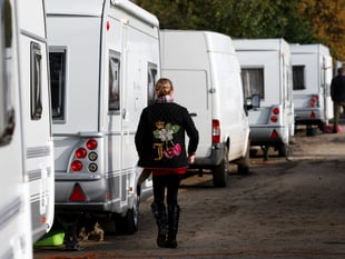 Hundreds of Traveller caravans in Waverley
