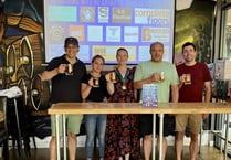 Bordon foodbank gets £3,000 from Tap at The Shed beer & cider festival