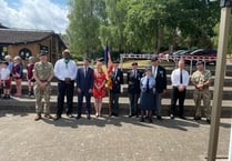 Whitehill & Bordon raises Armed Forces Day flag